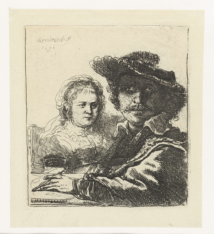  伦勃朗·梵·莱茵 Rembrandt van Rijn——自画像与萨斯基亚